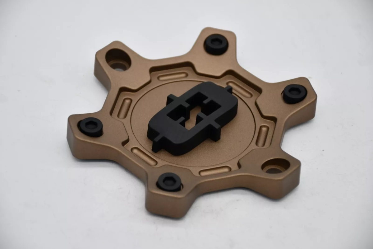 C405BZ-6V 6 Lug Korupt Series Bolt-On Wheel Center Cap - Bronze