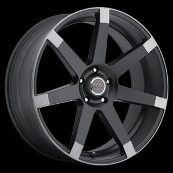 9042V22965MBA15 5 x 4.5 mm 9042V Sultan Wheel Rim - Matte Black