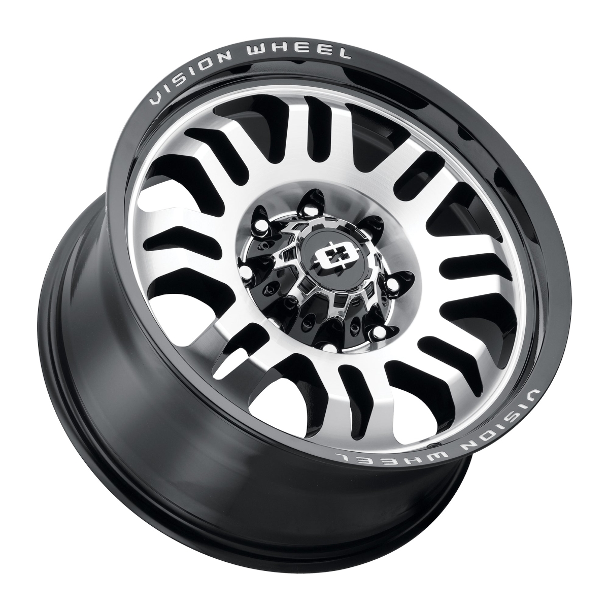 409-7983GBMF12 6 x 139.7 mm 409 Inferno Wheel Rim - Gloss Black Machined Face