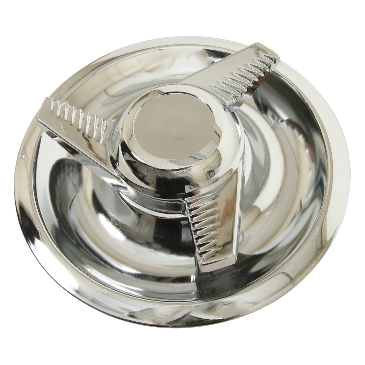 JC5007V Rally Wheel Center Cap with Spinner - Chrome