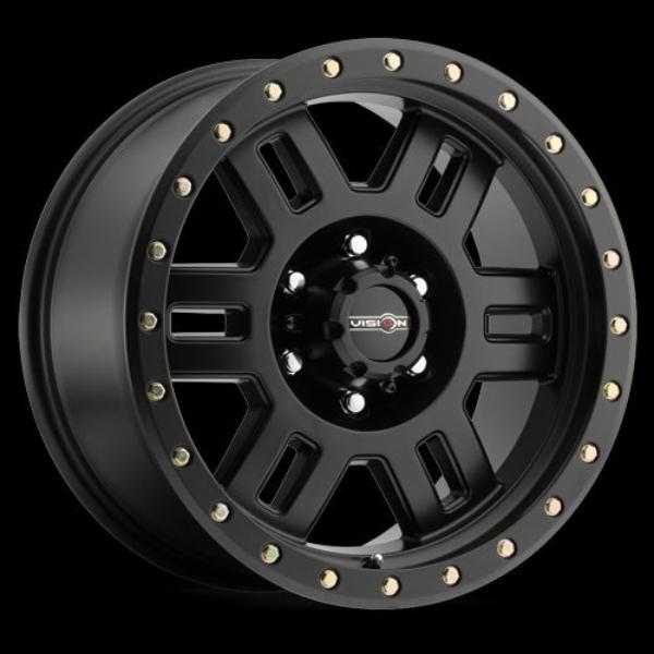 398-8983MB0 6 x 139.7 mm 398 Manx Wheel Rim - Matte Black