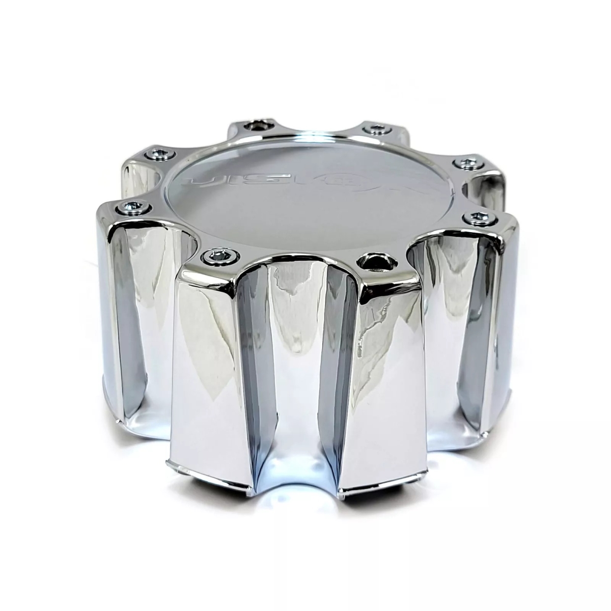 C326-8CLV 8 Lug Closed Long Wheel Center Cap - Chrome