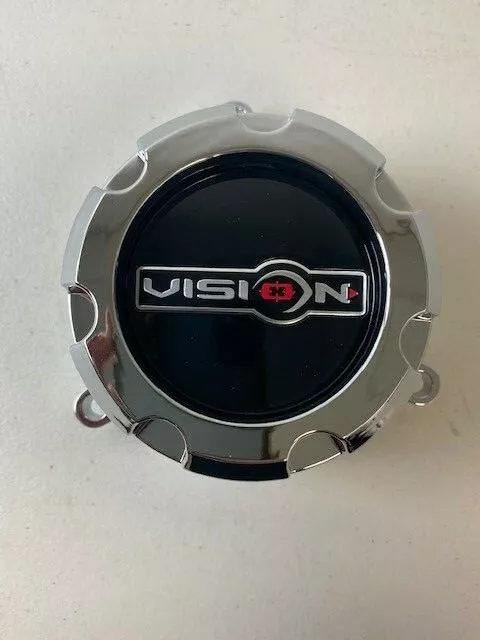 C398-6V 6 Lug Bolt-On Wheel Center Cap with Logo - Chrome