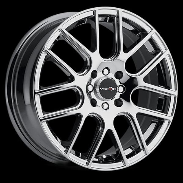 426H6721C38 5 x 114.3 mm 426H Cross Wheel Rim - Chrome