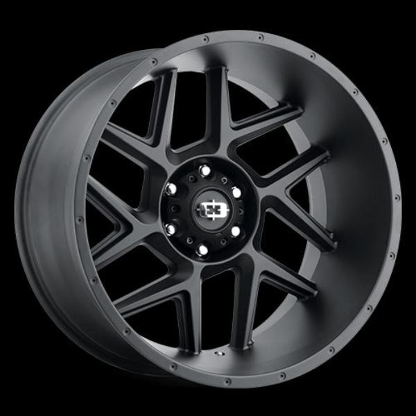 360-24283SB-57 6 x 139.7 mm 360 Sliver Wheel Rim - Satin Black