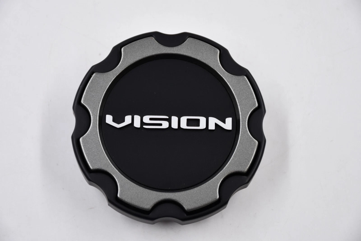 C545SB Satin Black ATV UTV Wheel Center Hub Cap for 545 Rocker