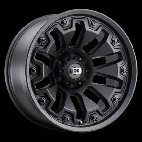 362-20083SBB-25 6 x 139.7 mm 362 Armor Wheel Rim - Black