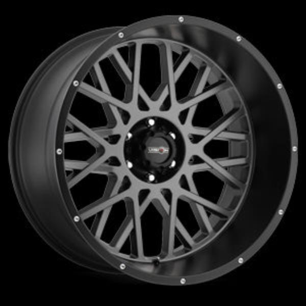 412-20083ABL-25 6 x 139.7 mm 412 Rocker Wheel Rim - Anthracite Black