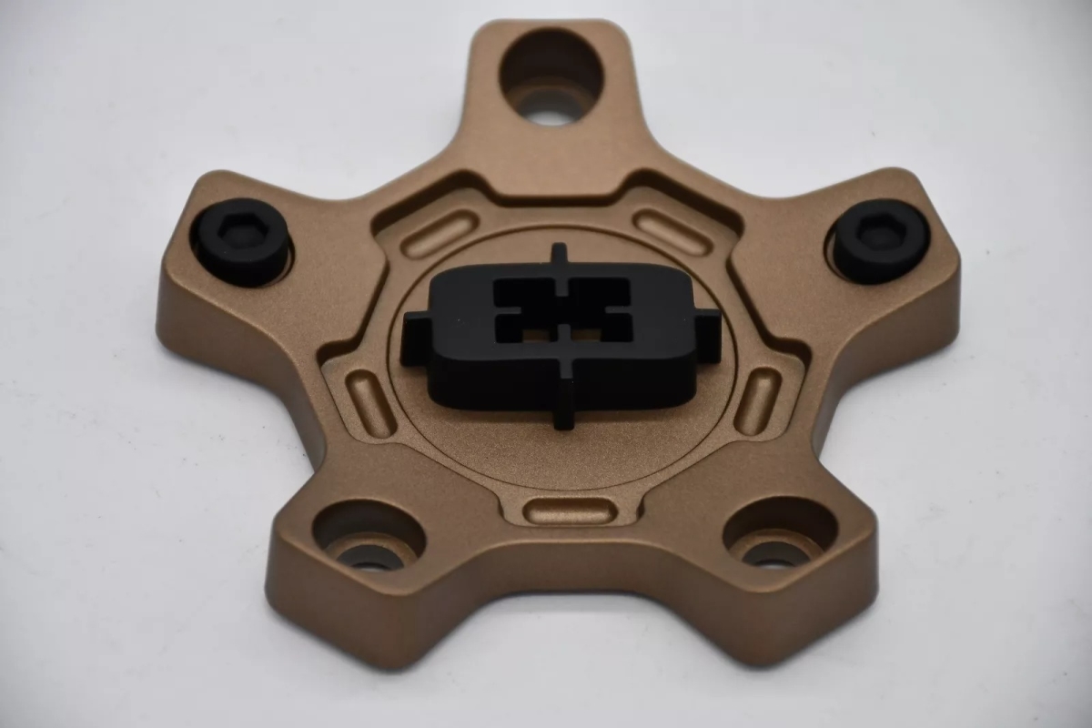 C405BZ-65V 5 Lug Korupt Series Bolt-On Wheel Center Cap - Bronze
