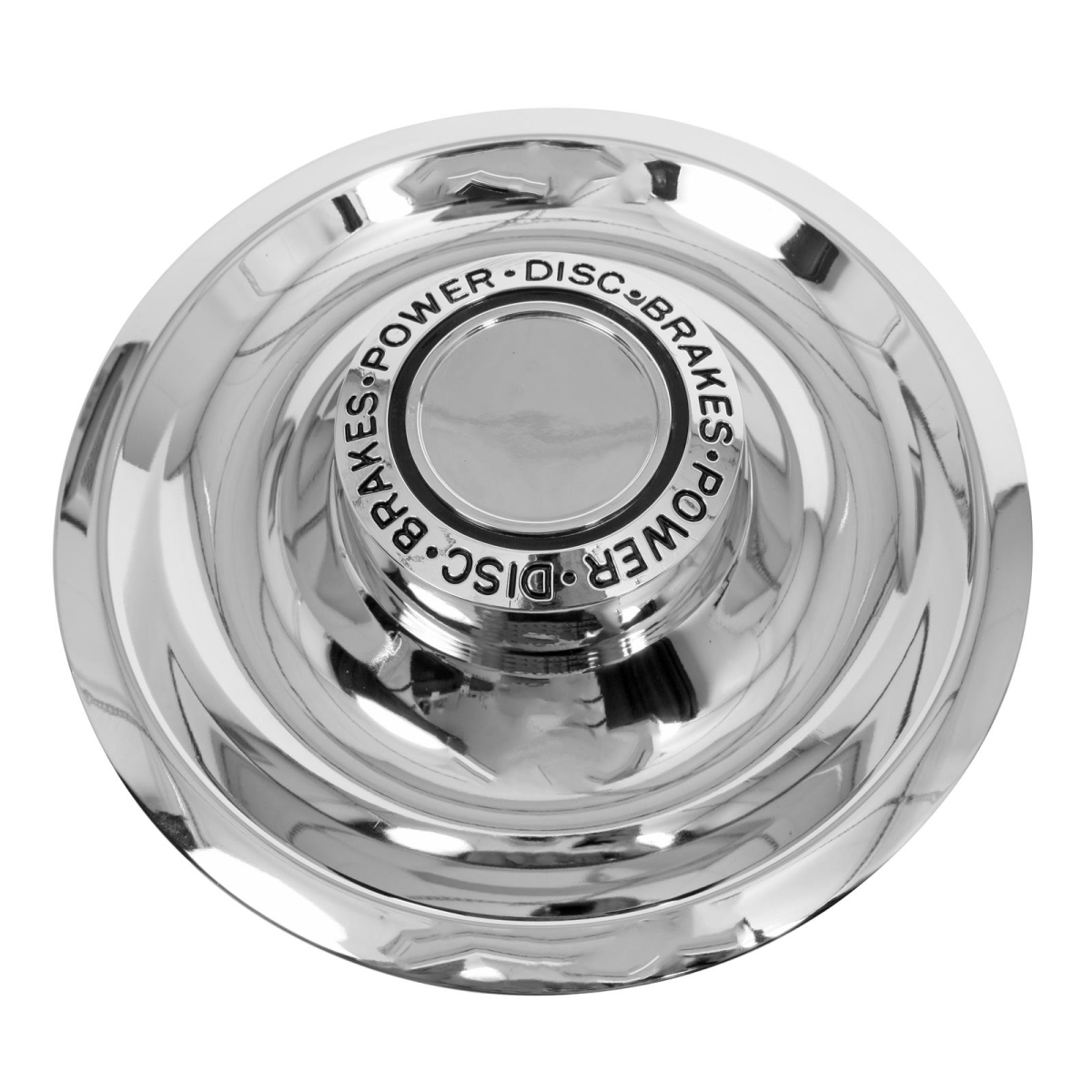 JC5001V Rally Power Disc Brake Wheel Center Cap - Chrome