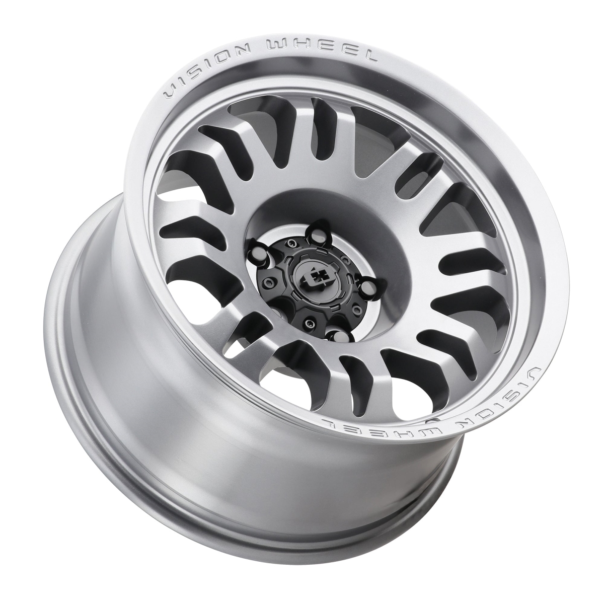 409-7983SG12 6 x 139.7 mm 409 Inferno Wheel Rim - Satin Gray