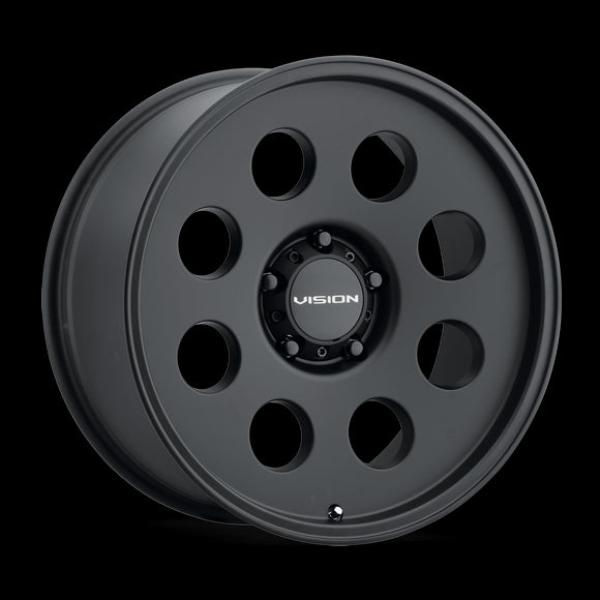 56-151545SB6 5 x 114.3 mm Midway Wheel Rim - Satin Black