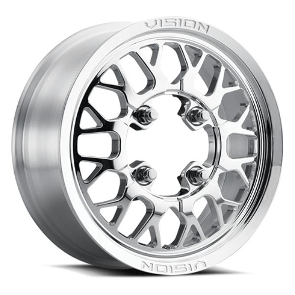 Picture of Vis-ATV 346-151156P55 15 x 10 in. 4 x 156 mm Storm Polished Forged Wheel
