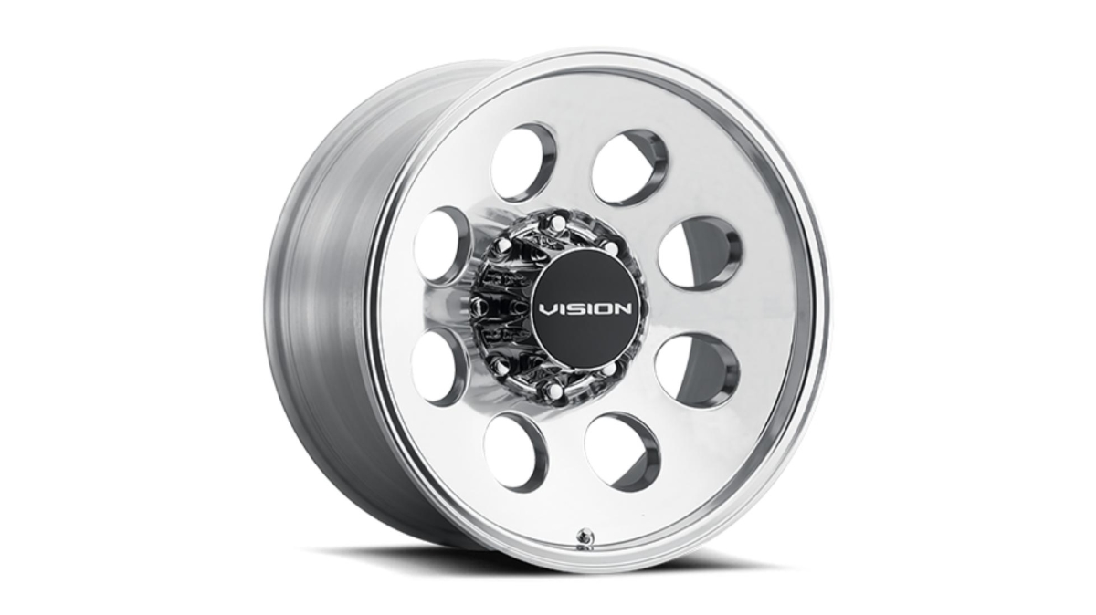 C354-65V 5 x 5 in. Expansion 5-Lug Bolt-On Vis Cap, Chrome
