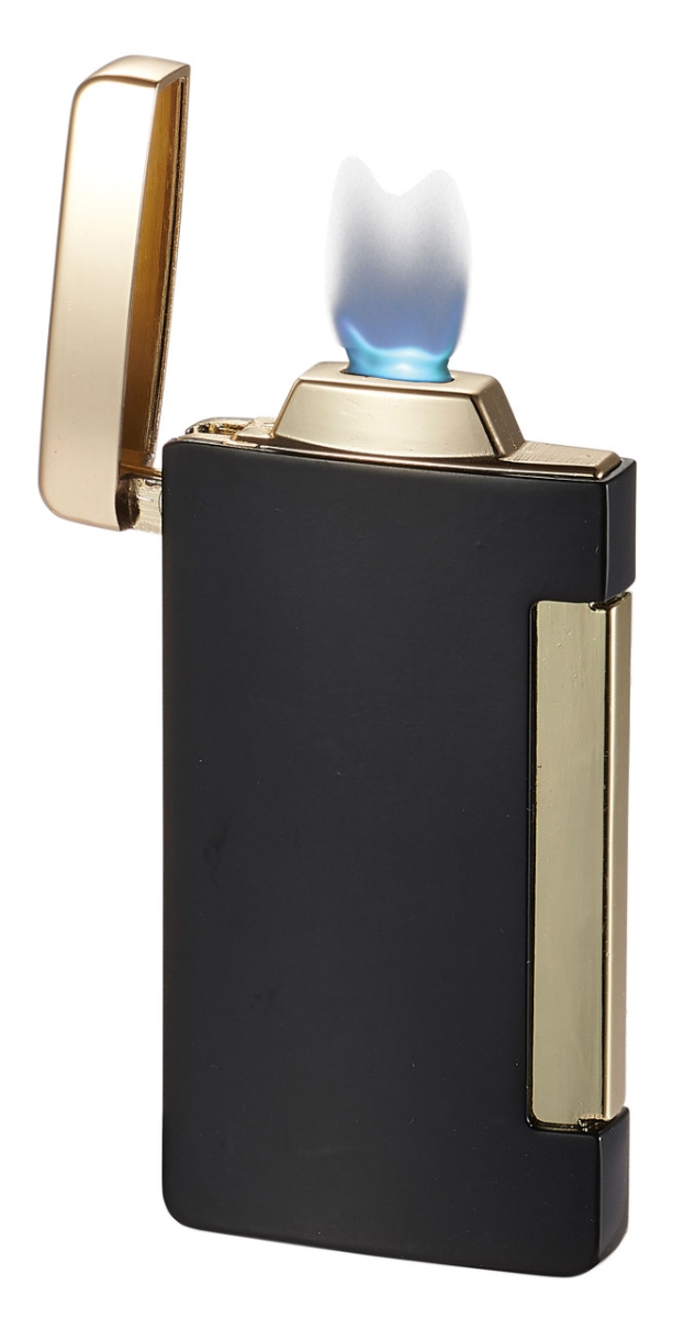 Picture of Visol VLR406605-Panther-ICE Panther Single Flat Flame Cigar Lighter - Ice Black