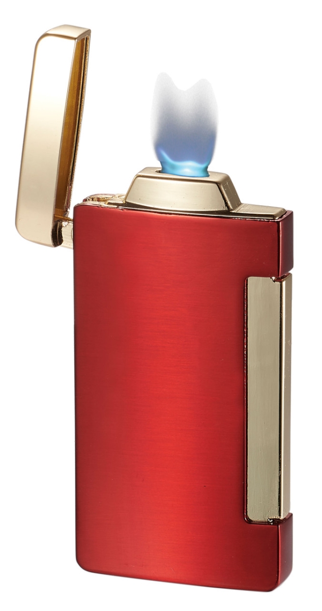 Picture of Visol VLR406604-Panther-RD Panther Single Flat Flame Cigar Lighter - Red