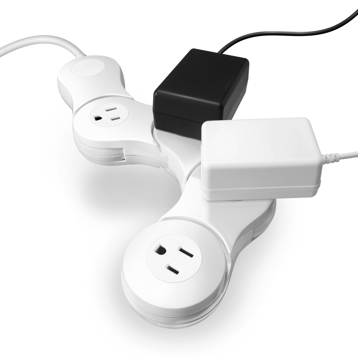 VPVJP-WH01 Pivot Power Junior - 4 Outlet, White -  Quirky