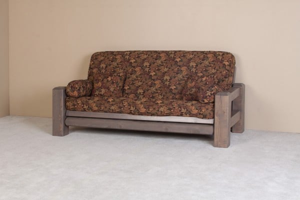 Picture of Viking Log Furniture LFBWG2 Barnwood Futon&#44; Weathered Grey - Full