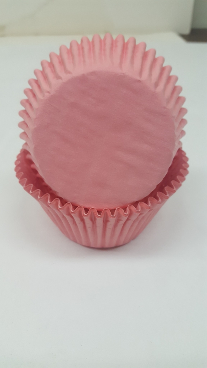 600 GP LIGHT PINK 1.875 x 2.5 in. Greaseproof Baking Cup - Light Pink - 1000 Piece