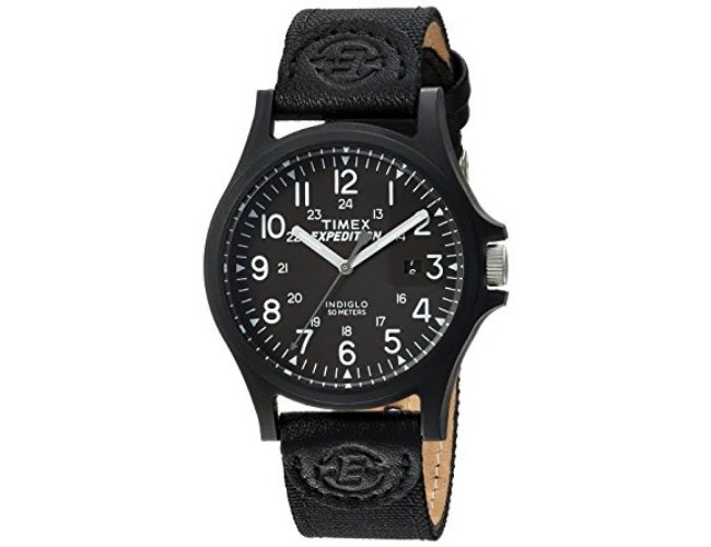 TW4B08100 Mens Expedition Arcadia Black Fabric Strap Watch