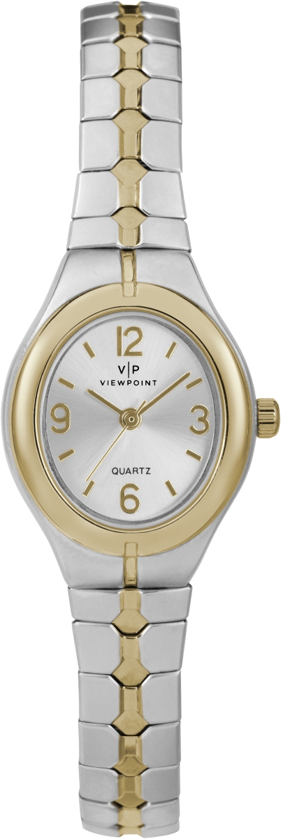 CC3D83200 Viewpoint Womens Two-Tone Stainless Steel Expansion Band Watch