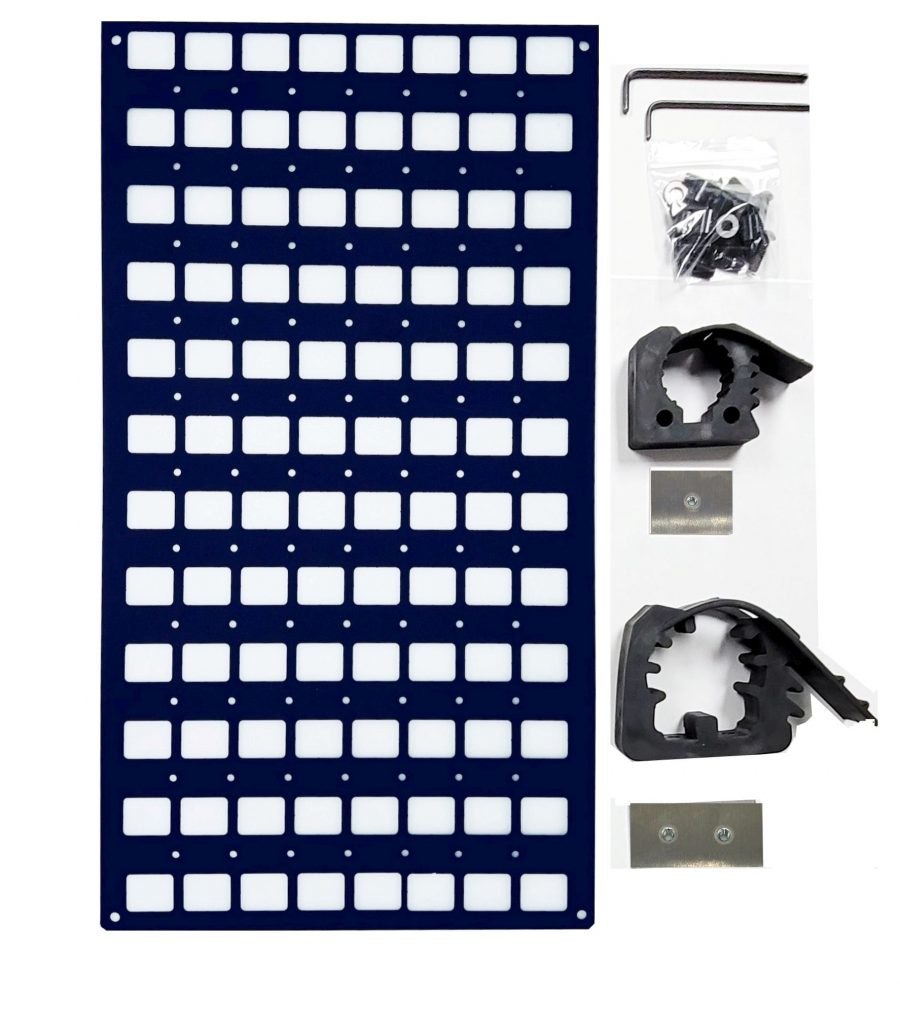 3 Tactical Closet Vault Kit, Flat Black