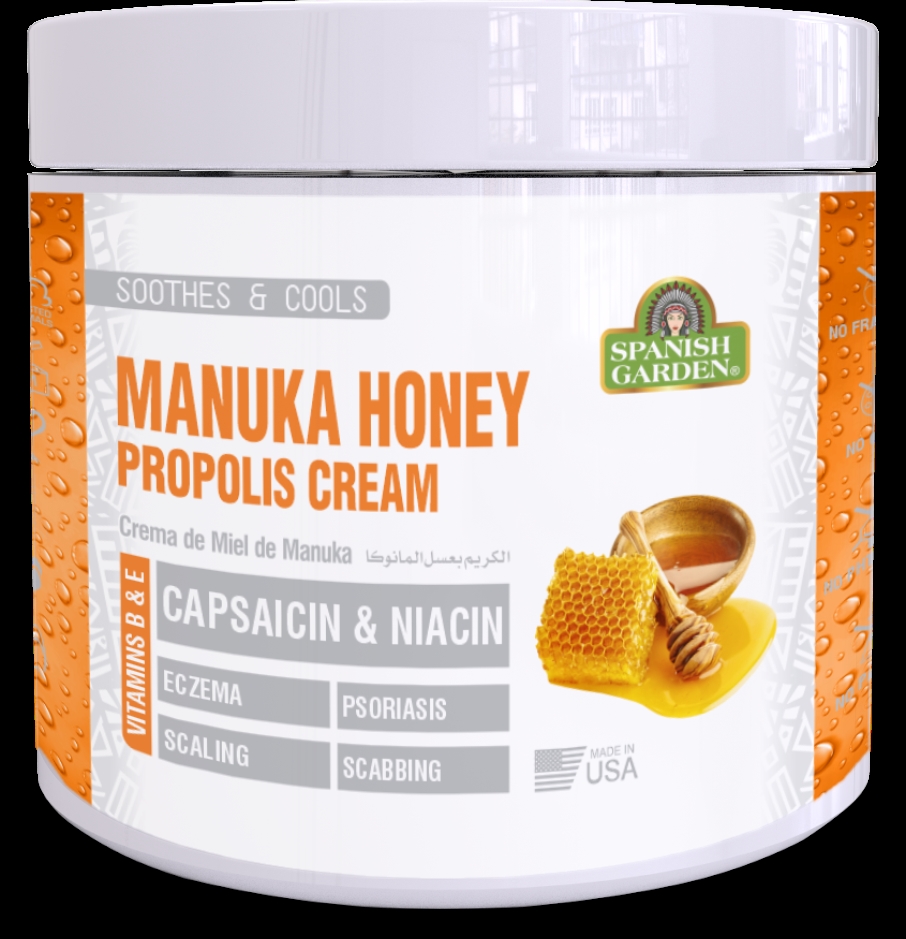 Picture of Spanish Garden 18162 Soothes & Cools Propolis Cream (Manuka Honey)