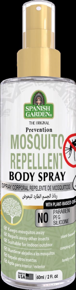 22062  22062 Prevention - Mosquito Repellent Body Spray 4Oz ,2oz/60ml