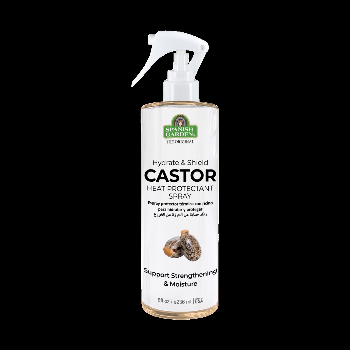22684  22684 CASTOR Heat Protectant Spray ,8oz/236ml