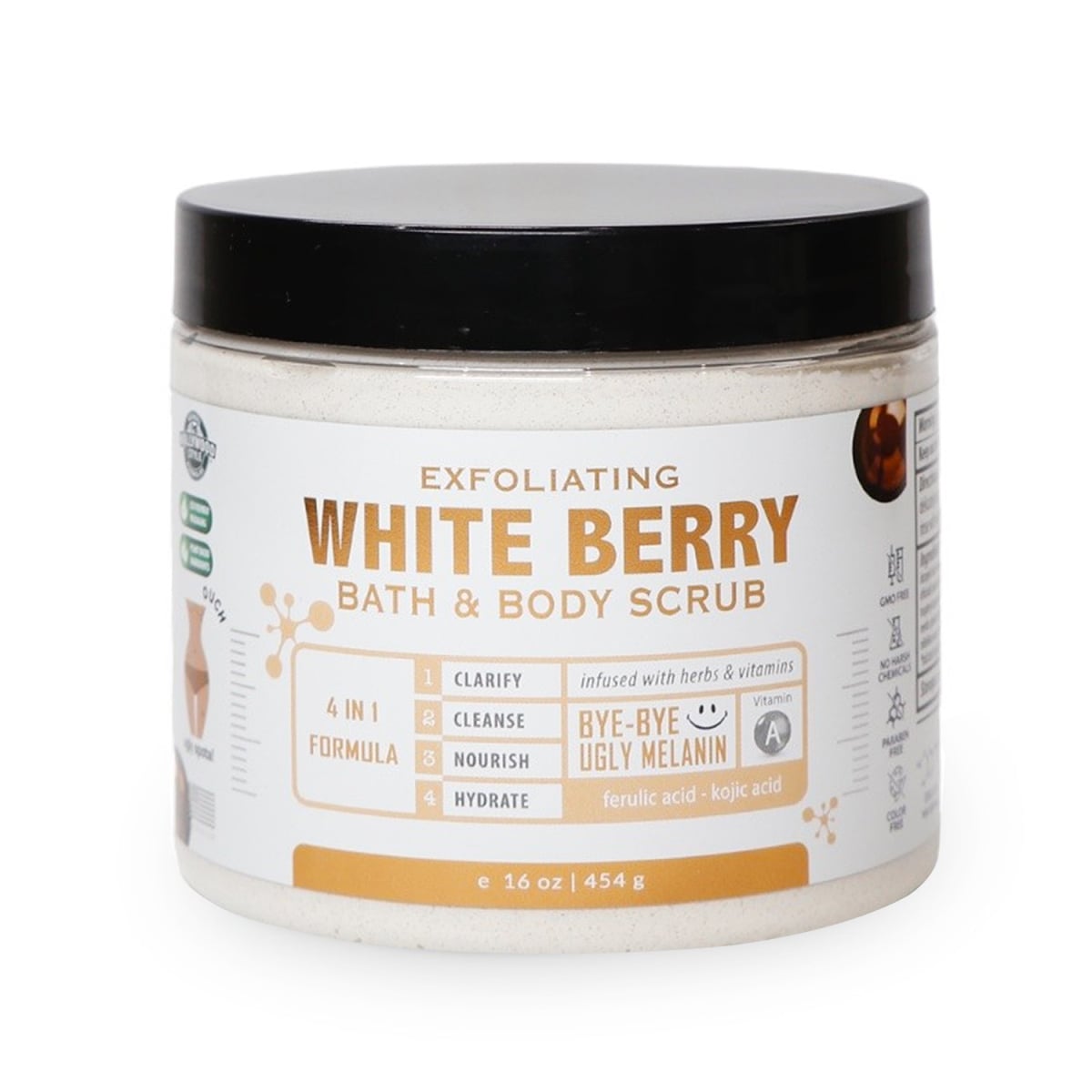 14201  14201 Exfoliating White Berry (Bath & Body Scrub)  ,16oz/450ml
