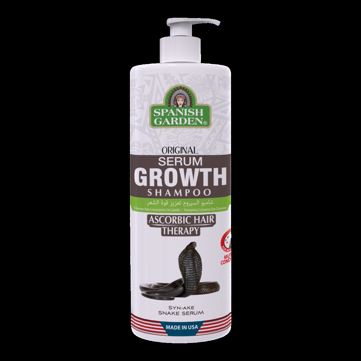 19321  19321 The Original Serum Growth Shampoo (Snake) ,32oz/946ml
