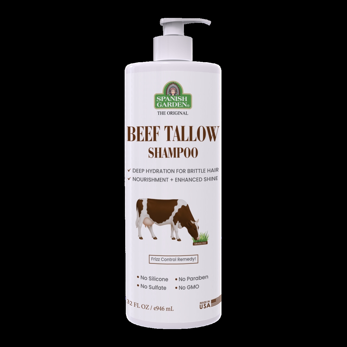 19989  19989 Beef Tallow Shampoo ,32oz/946ml