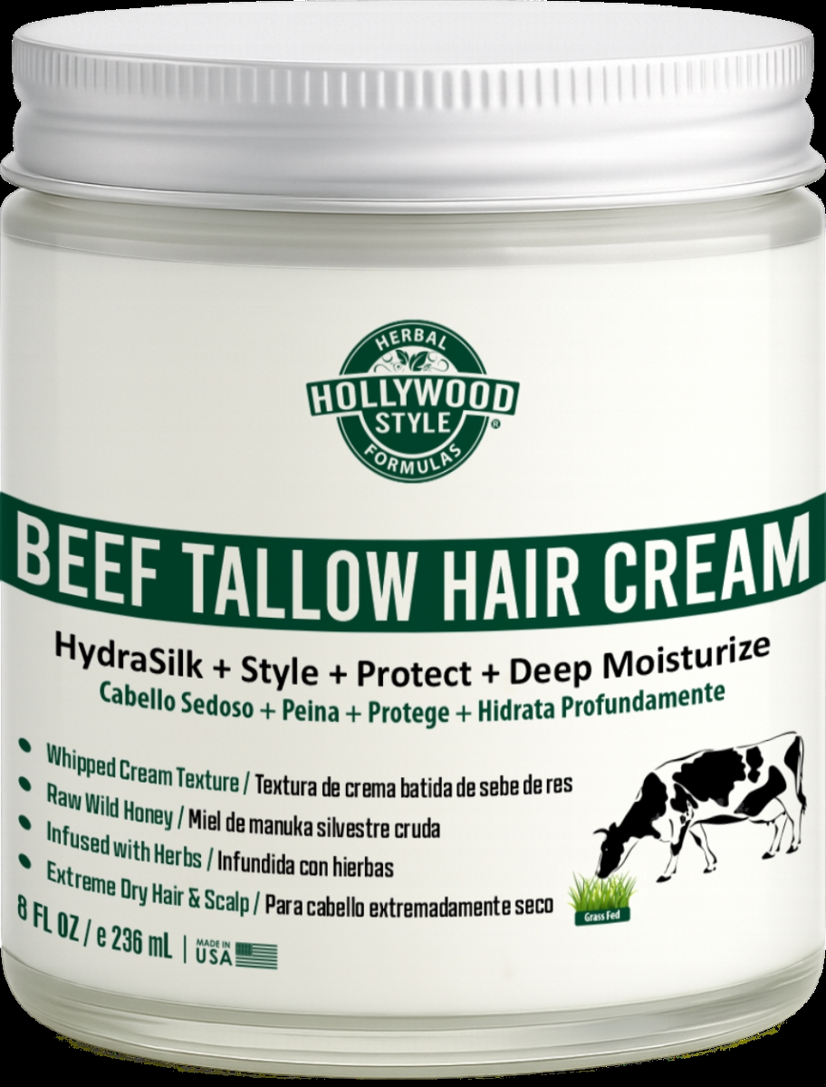 51165  51165 Beef Tallow Hair Cream ,8oz/236ml