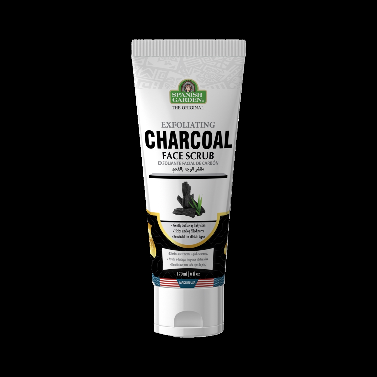 22480  22480 The Original - Exfoliating Charcoal Face Scrub ,6oz/170ml