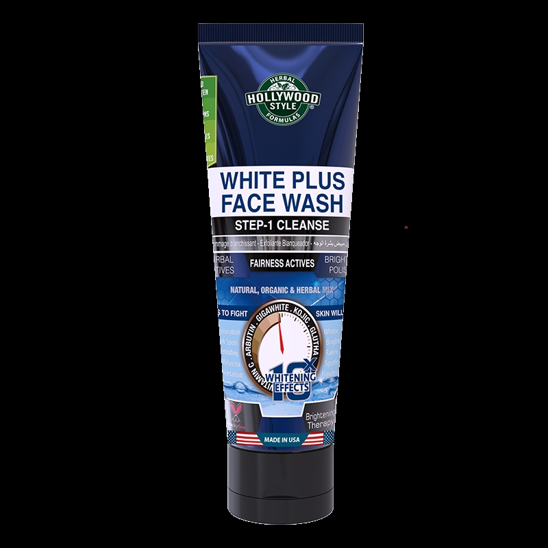 60103  60103 White Plus Face Wash ,3.2oz/100ml