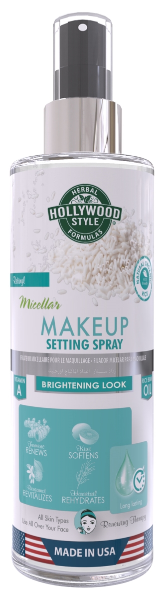 37205  37205 Organic Rice Micellar Makeup Setting Spray ,4oz/120ml