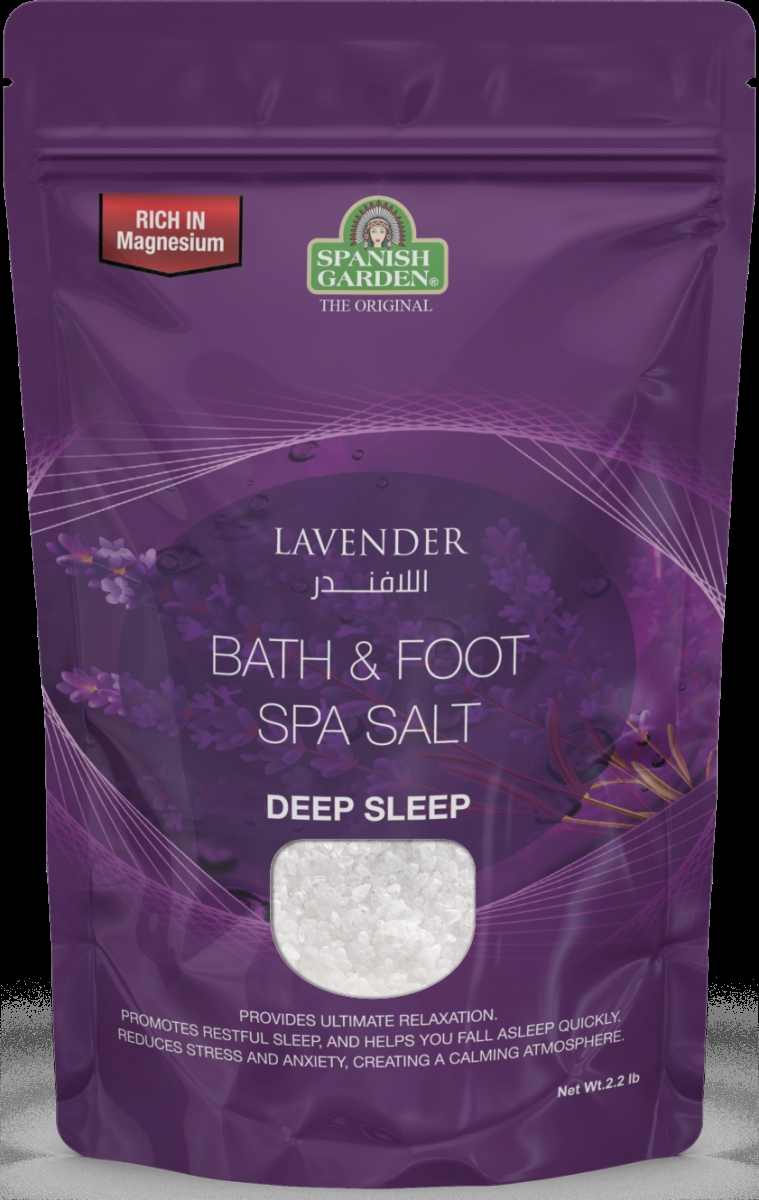 22400  22400 Levender Bath & Foot SPA Salt - Deep Sleep ,2.2lb