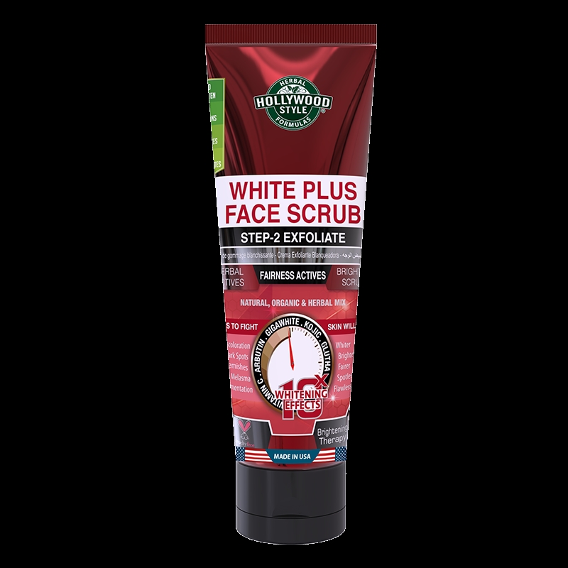 60102  60102 White Plus Face Scrub ,3.2oz/100ml