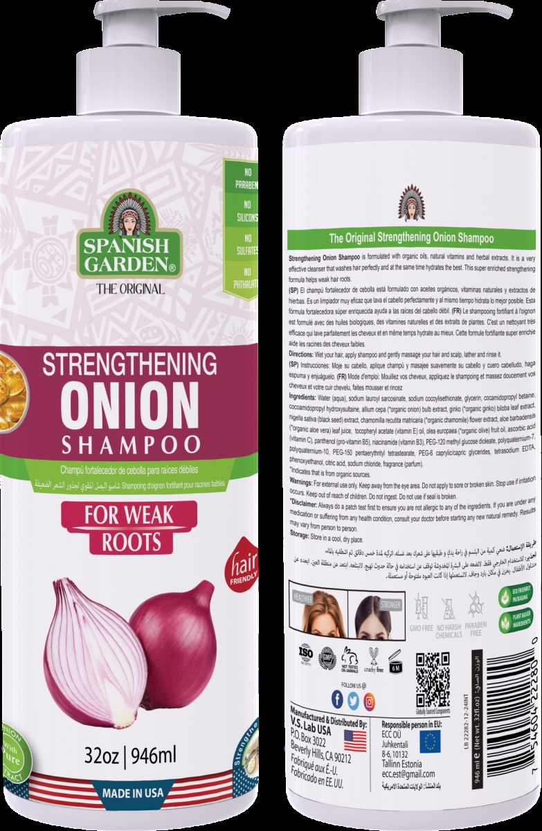 22280  22280 Strengthening Onion Shampoo ,32oz/946ml