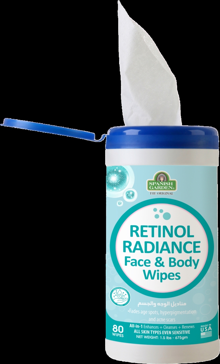 22264  22264 Retinal Radiance Face & Body Wipes ,80ct