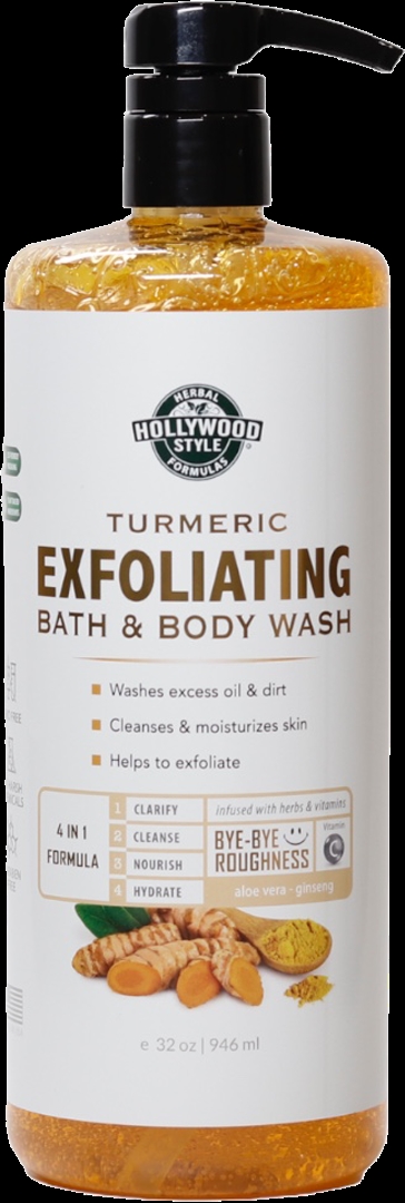 50064  50064 Tumeric Exfoliating (Bath & Body Wash) ,32oz/946ml