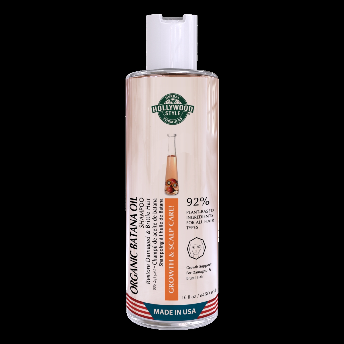 51200  51200 Organic Batana Oil Shampoo ,16 oz/450 ml