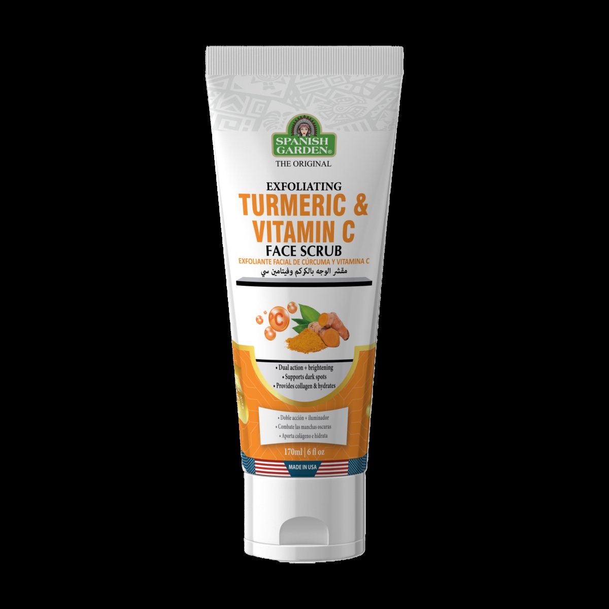 22484  22484 The Original Exfoliating - Turmeric & Vitamin CFace Scrub ,6oz/170ml