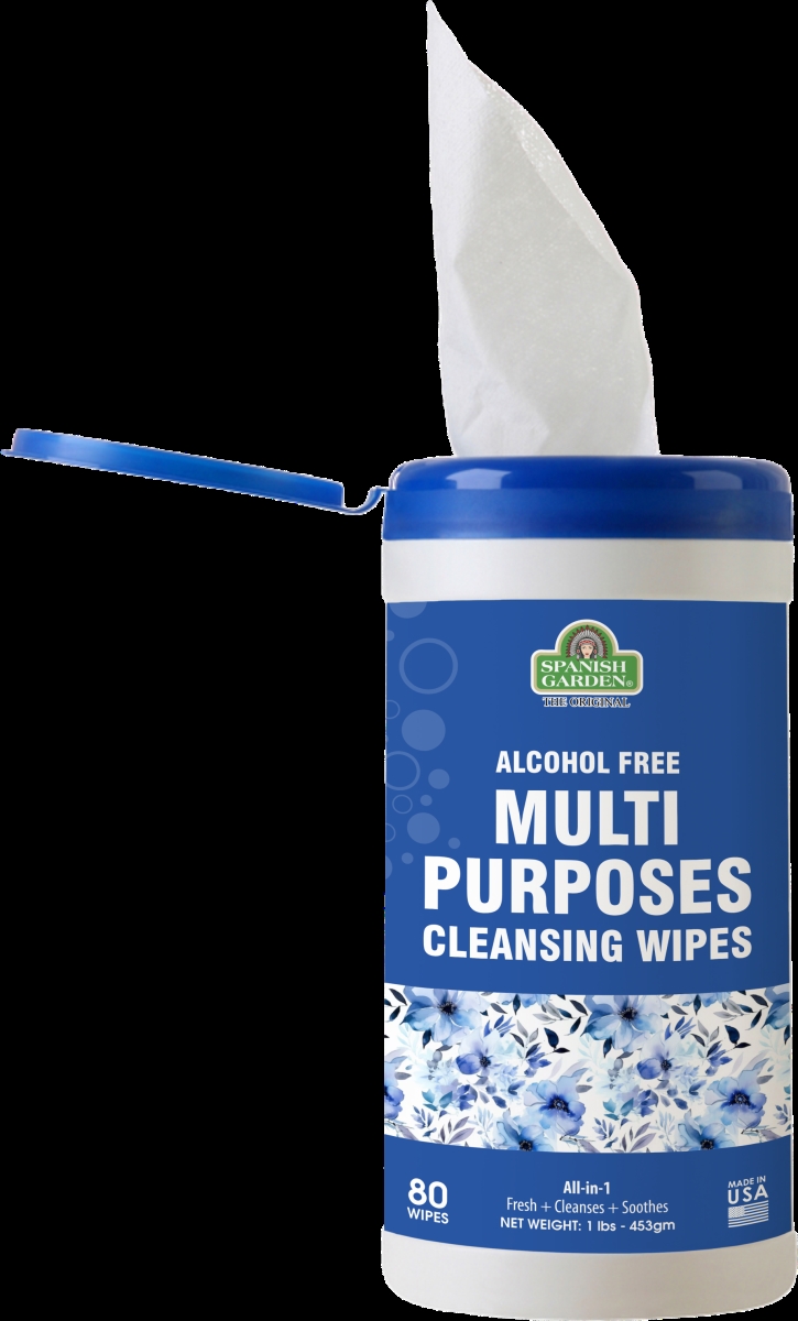 22540  22540 Alcohol Free Multi Purposes Cleansing Wipes ,80ct