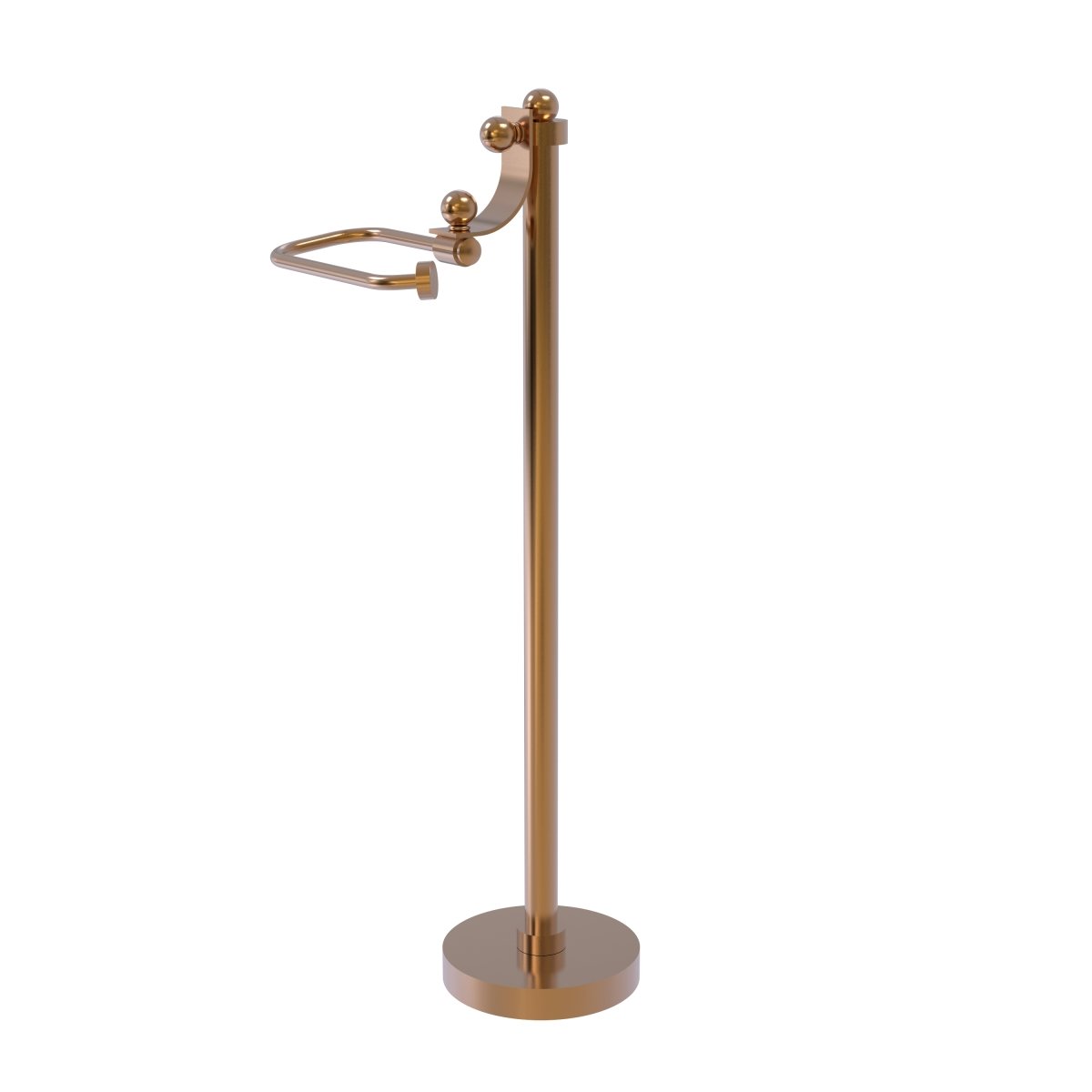 TS-27-BBR Free Standing European Style Toilet Tissue Holder, Brushed Bronze -  Allied Brass