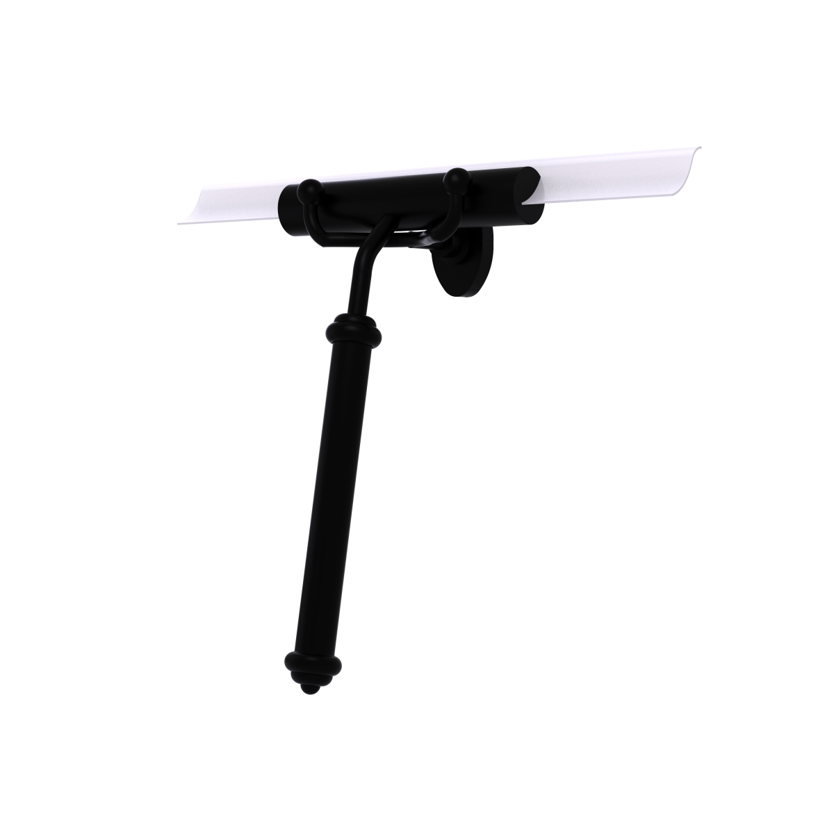 Picture of Allied Brass SQ-20-BKM Shower Squeegee with Smooth Handle&#44; Matte Black