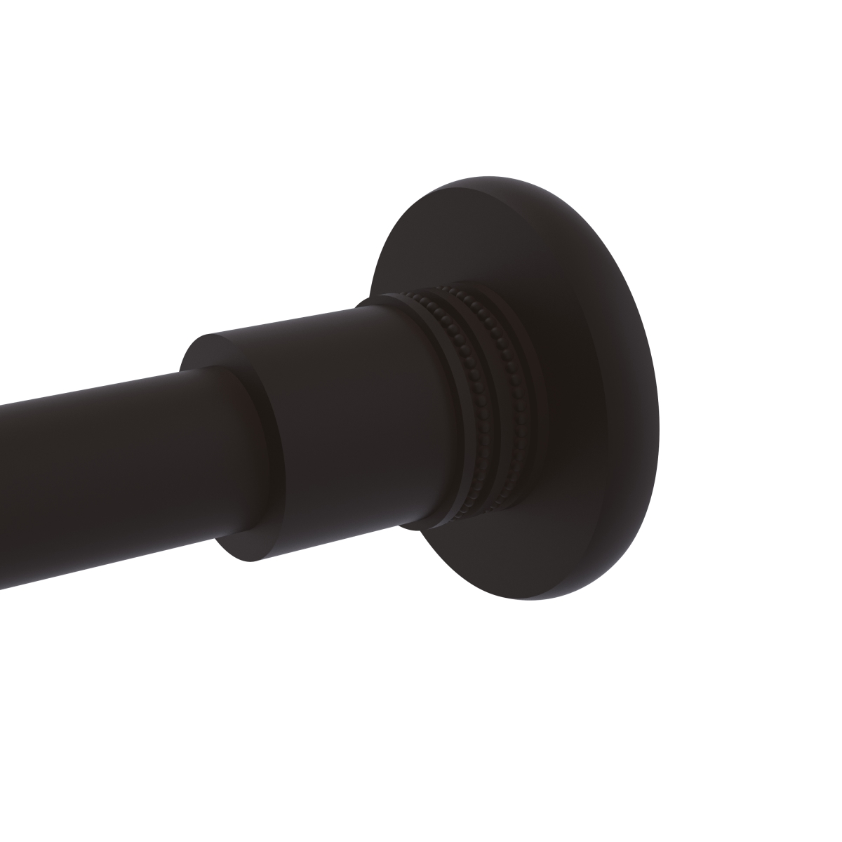 Picture of Allied Brass 1099D-ORB Shower Curtain Rod Brackets with Dotted Accent, Oil Rubbed Bronze