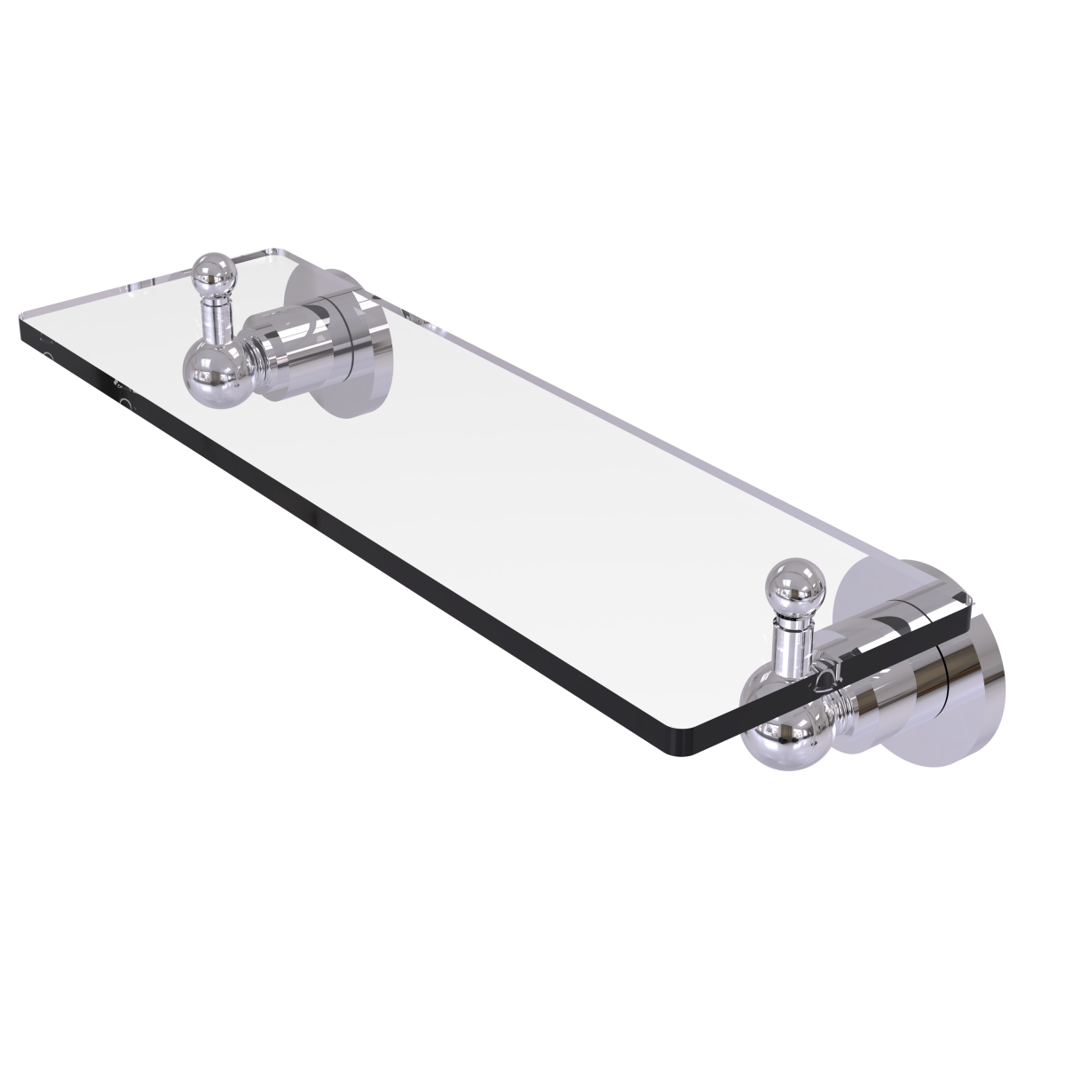 Picture of Allied Brass AP-1-16-PC 16 in. Astor Place Glass Vanity Shelf with Beveled Edges, Polished Chrome