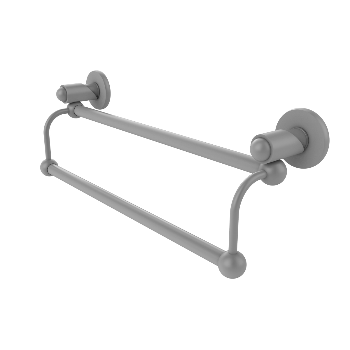 Picture of Allied Brass SH-72-36-GYM 36 in. Double Towel Bar, Matte Gray - 5 x 38.5 x 36 in.
