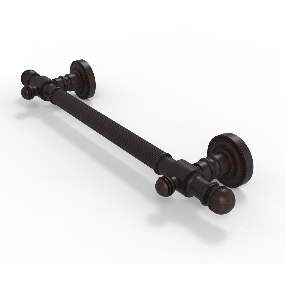 Picture of Allied Brass DT-GRR-16-VB 16 in. Reeded Grab Bar&#44; Venetian Bronze - 3.5 x 22 x 16 in.